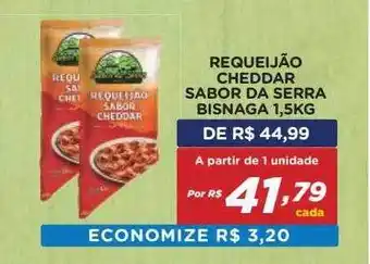 Bahamas Mix Requeijão cheddar sabor da serra oferta