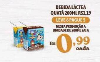 Bahamas Supermercados Bebida láctea quatá oferta