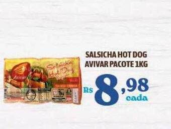 Bahamas Supermercados Salsicha hot dog avivar oferta