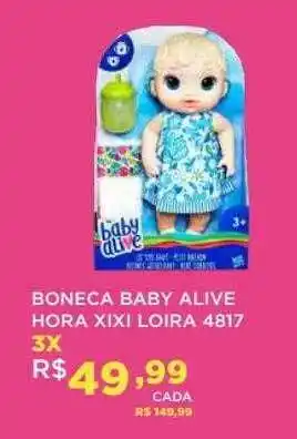 Boneca baby alive hora xixi loira