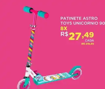 Patinete astro toys unicornio