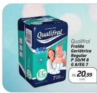 Drogal Qualifral fralda geriátrica regular oferta