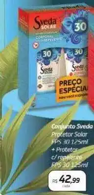 Drogal Conjunto sveda protetor solar fps 30 + protetorf c repelente fps 30 oferta