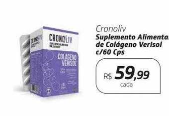 Drogal Cronoliv suplemento alimentar de colágeno verisol oferta