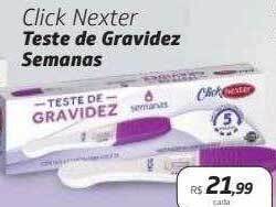 Drogal Click nexter teste de gravidez semanas oferta