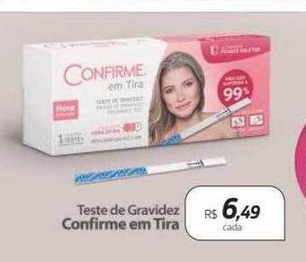 Drogal Teste de gravidez confirme em tira oferta