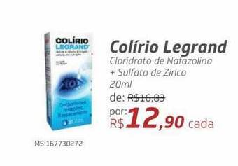 Drogal Colírio legrand oferta