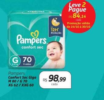 Drogal Pampers confort sec giga oferta