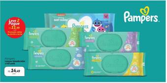 Drogal Pampers lenços umedecidos oferta