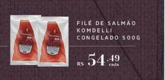 Empório Bahamas Filé de salmão komdelli congelado oferta