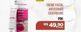 Creme facial antissinais cicatricure
