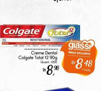 Giassi Supermercados Creme dental colgate total 12 oferta