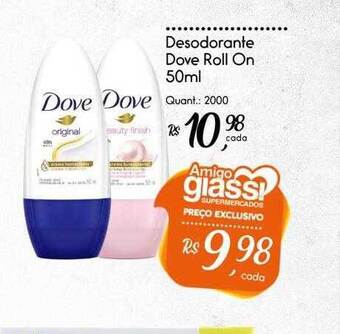 Giassi Supermercados Desodorante dove roll on oferta