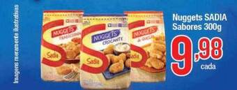Supermercados Unidos Nuggets sadia sabores oferta