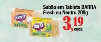 Supermercados Unidos Sabão em tablete barra fresh ou neutro oferta