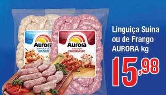 Supermercados Unidos Linguiça suina ou de frango aurora oferta