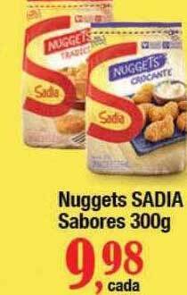Supermercados Unidos Nuggets sadia sabores oferta