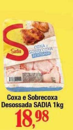 Supermercados Unidos Coxa e sobrecoxa desossada sadia oferta