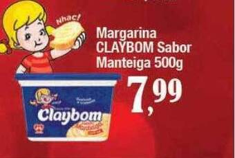 Margarina claybom sabor manteiga