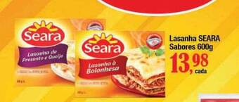 Supermercados Unidos Lasanha seara sabores oferta
