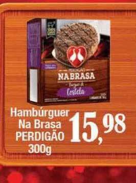 Supermercados Unidos Hambúrguer na brasa perdigão oferta