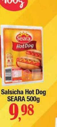 Supermercados Unidos Salsicha hot dog seara oferta