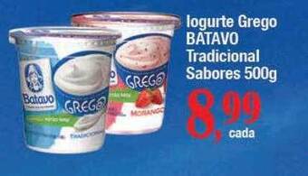 Supermercados Unidos Iogurte grego batavo tradicional sabores oferta