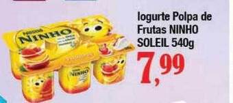 Supermercados Unidos Iogurte polpa de frutas ninho soleil oferta