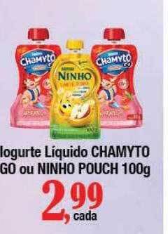 Supermercados Unidos Iogurte líquido chamyto go ou ninho pouch oferta