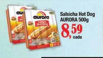 Supermercados Unidos Salsicha hot dog aurora oferta