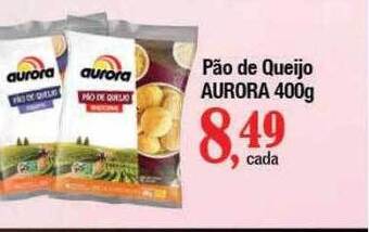 Supermercados Unidos Pão de queijo aurora oferta
