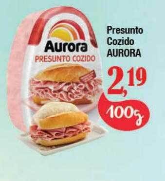 Supermercados Unidos Presunto cozido aurora oferta