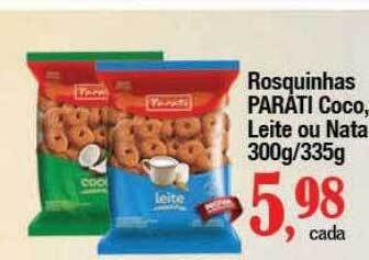 Supermercados Unidos Rosquinhas parati coco, leite ou nata oferta