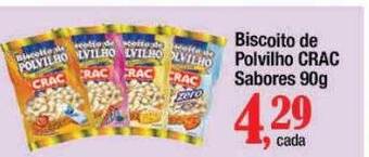Supermercados Unidos Biscoito de polvilho crac sabores oferta