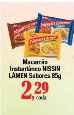 Supermercados Unidos Macarrão instantâneo nissin lámen sabores oferta