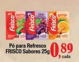 Supermercados Unidos Pó para refresco frisco sabores oferta