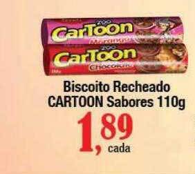 Supermercados Unidos Biscoito recheado cartoon sabores oferta