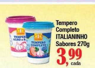 Supermercados Unidos Tempero completo italianinho sabores oferta