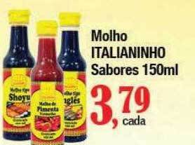Supermercados Unidos Molho italianinho sabores oferta
