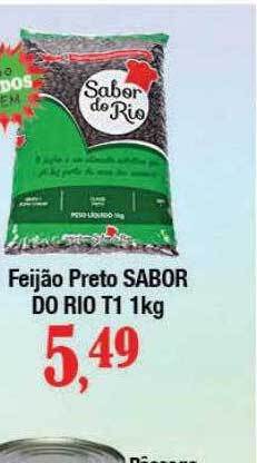 Supermercados Unidos Feijão preto sabor do rio t1 oferta
