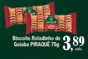 Supermercados Unidos Biscoito roladinho de goiaba piraquê oferta