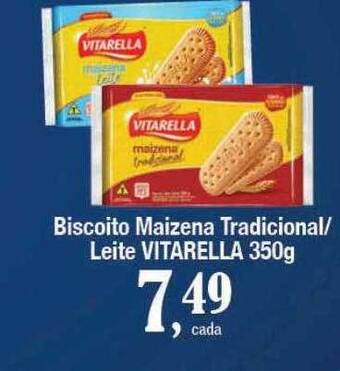 Supermercados Unidos Biscoito maizena tradicional leite vitarella oferta