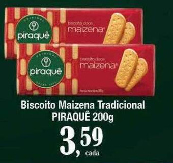 Supermercados Unidos Biscoito maizena tradicional piraquê oferta