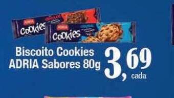 Supermercados Unidos Biscoito cookies adria sabores oferta