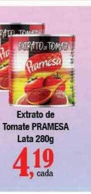 Supermercados Unidos Extrato de tomate pramesa oferta