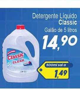 Villefort Atacadista Detergente líquido classic oferta