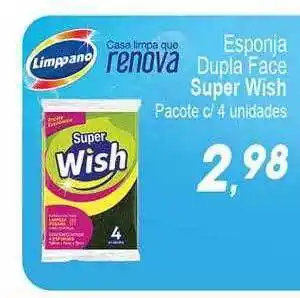 Esponja dupla face super wish