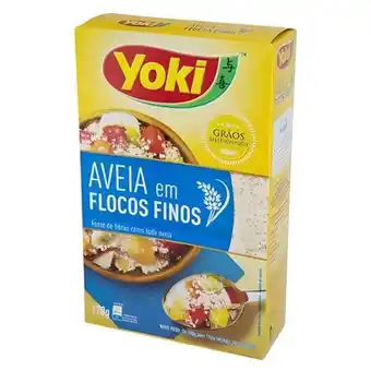San Michel Supermercados Aveia em flocos finos yoki 170g oferta