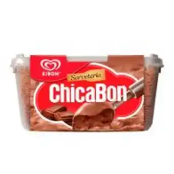 Sorvete kibon cremosíssimo chicabon 1,5litro