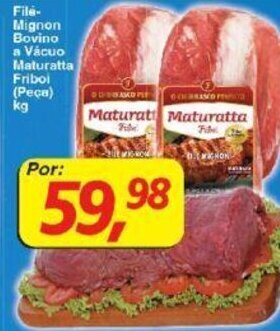 Supermercados Guanabara File Mignon Bovino a Vacuo Maturatta Friboi 1kg oferta